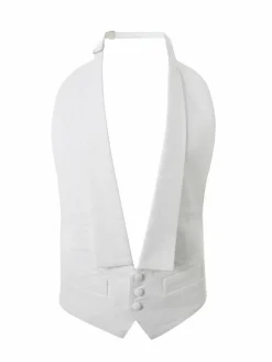 Carnét Gus Herre Vest - White