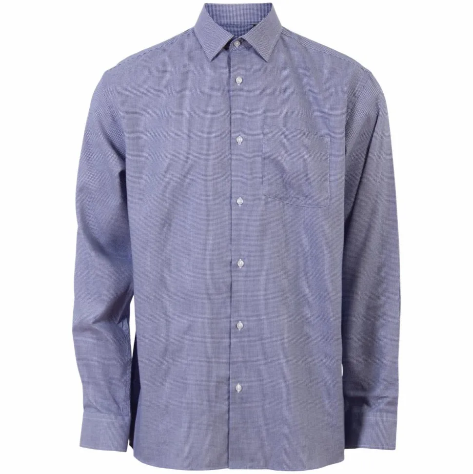 Carnét Oak Herre Skjorte - Navy Check