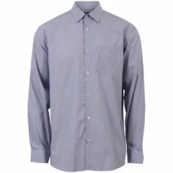 Carnét Oak Herre Skjorte - Navy Stripe