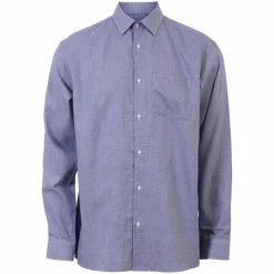 Carnét Oak Herre Skjorte Plus Size - Navy Check