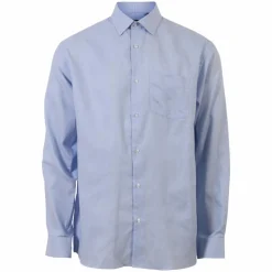 Carnét Oak Herre Skjorte Plus Size - Light Blue Check