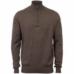 Carnét Stone Herre Cardigan - MID BROWN MIX