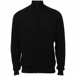 Carnét Stone Herre Cardigan - Jet Black