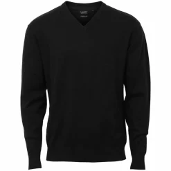 Carnét Stone Herre Striktrøje - Jet Black