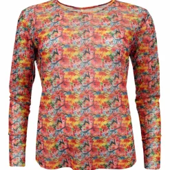 Cassiopeia Dame Bluse Plus Size - Pink Combi