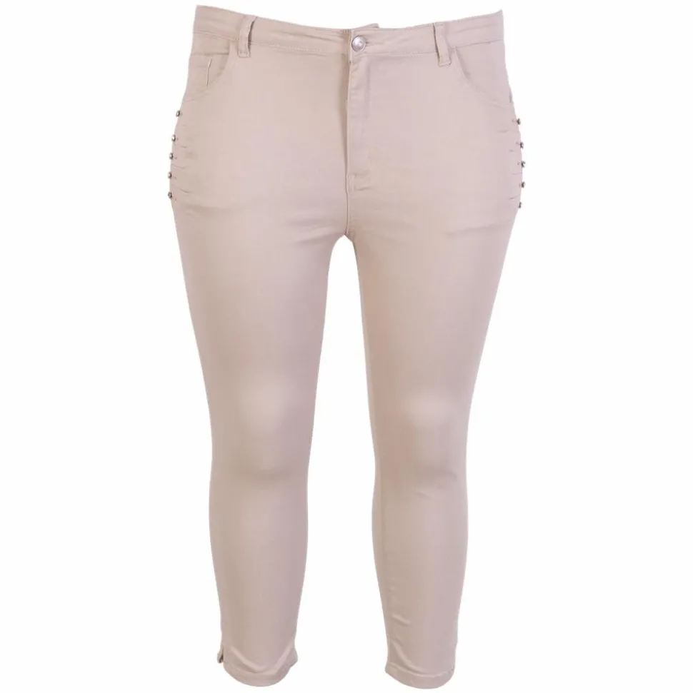 Cassiopeia Dame Jeans Plus Size - Sand