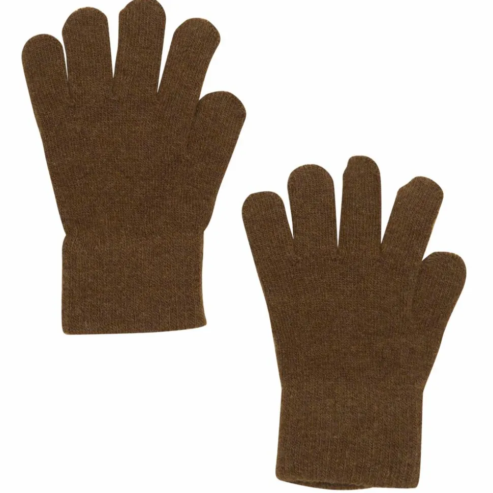 CeLaVi Børne Handsker i uldmix - Military Olive
