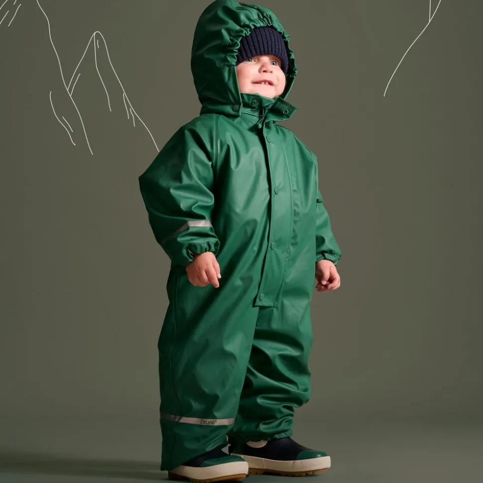 CeLaVi Børne Regndragt - Elm Green