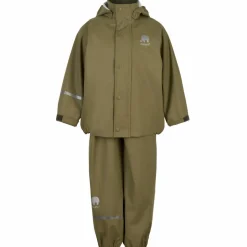 CeLaVi Børne Regnsæt - Khaki