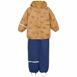 CeLaVi Børne Regnsæt m. fleece - Apple Cinnamon