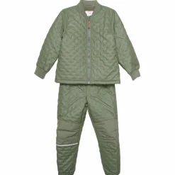CeLaVi Børne Termosæt m. fleece - Army