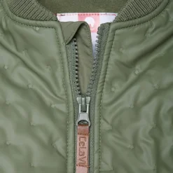 CeLaVi Børne Termosæt m. fleece - Army