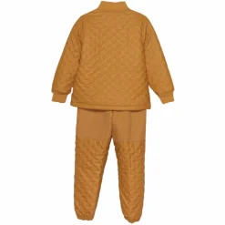 CeLaVi Børne Termosæt m. fleece - Buckthorn Brown