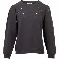 ChaCha Dame Bluse - Dark Grey
