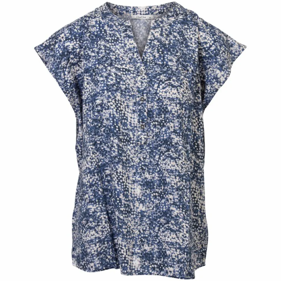 ChaCha Dame Bluse - Navy