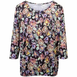 ChaCha Dame Bluse - Print 56 Flowers