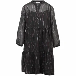 ChaCha Dame Kjole - Black print