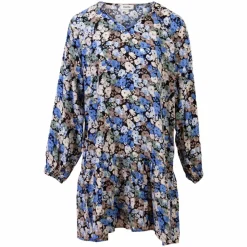 ChaCha Dame Kjole - Bright Blue Combi