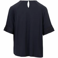 ChaCha Dame Kortærmet bluse - Navy