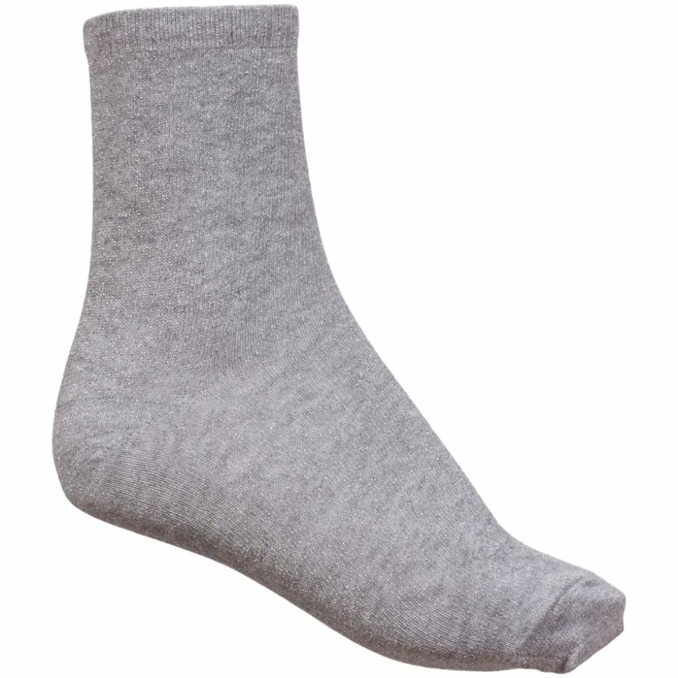 ChaCha Dame Strømper m. glimmer - Grey