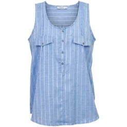 ChaCha Dame Top - Denim Blue