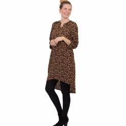 ChaCha Dame Tunika - Brown Animal