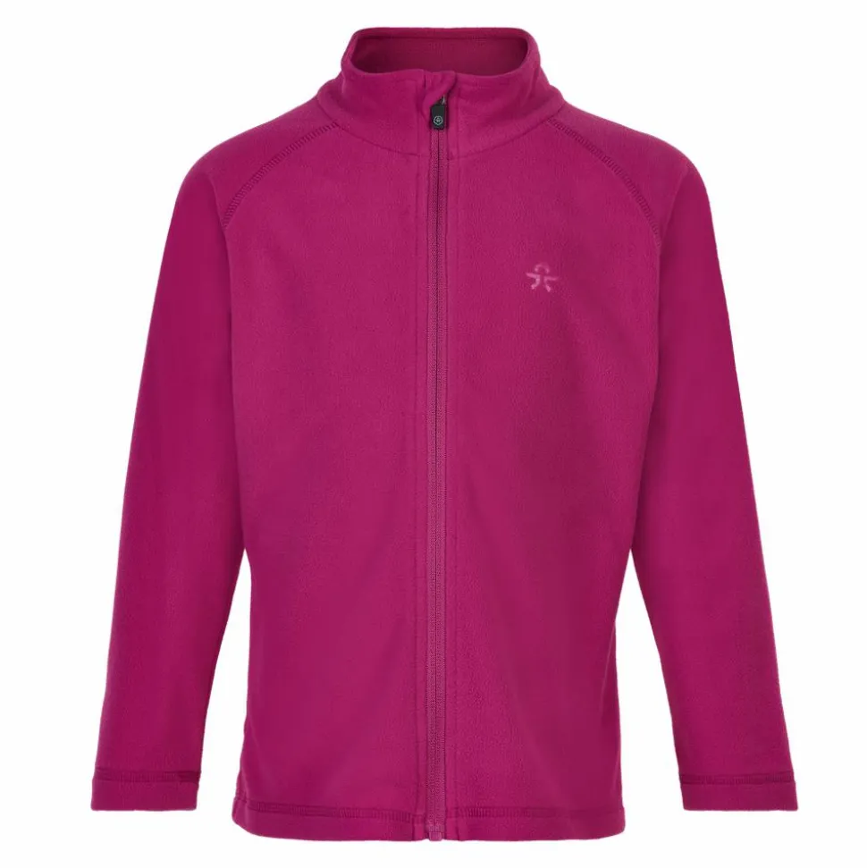 Color Kids Børne Fleecejakke - Festical Fuchsia
