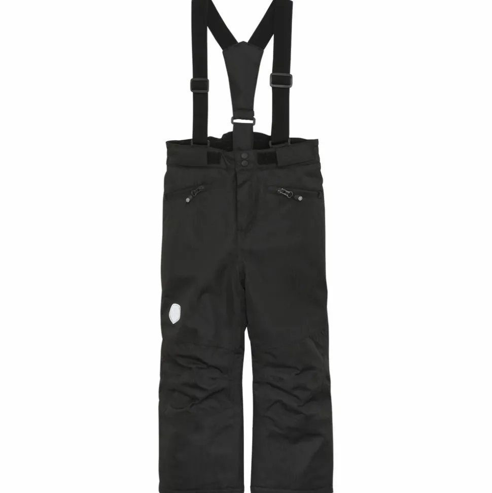 Color Kids Børne Skibukser m. BIONIC-FINISH® ECO coating - Black