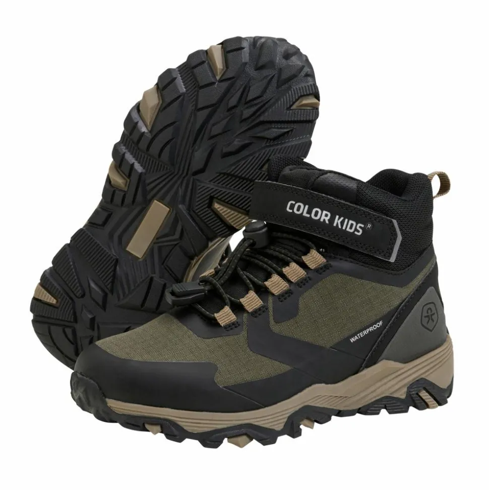 Color Kids Børne Trekkingstøvler m. BIONIC-FINISH® ECO coating - Grape Leaf