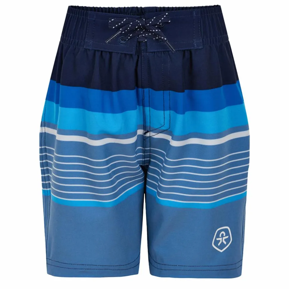 Color Kids Drenge Badeshorts - China Blue