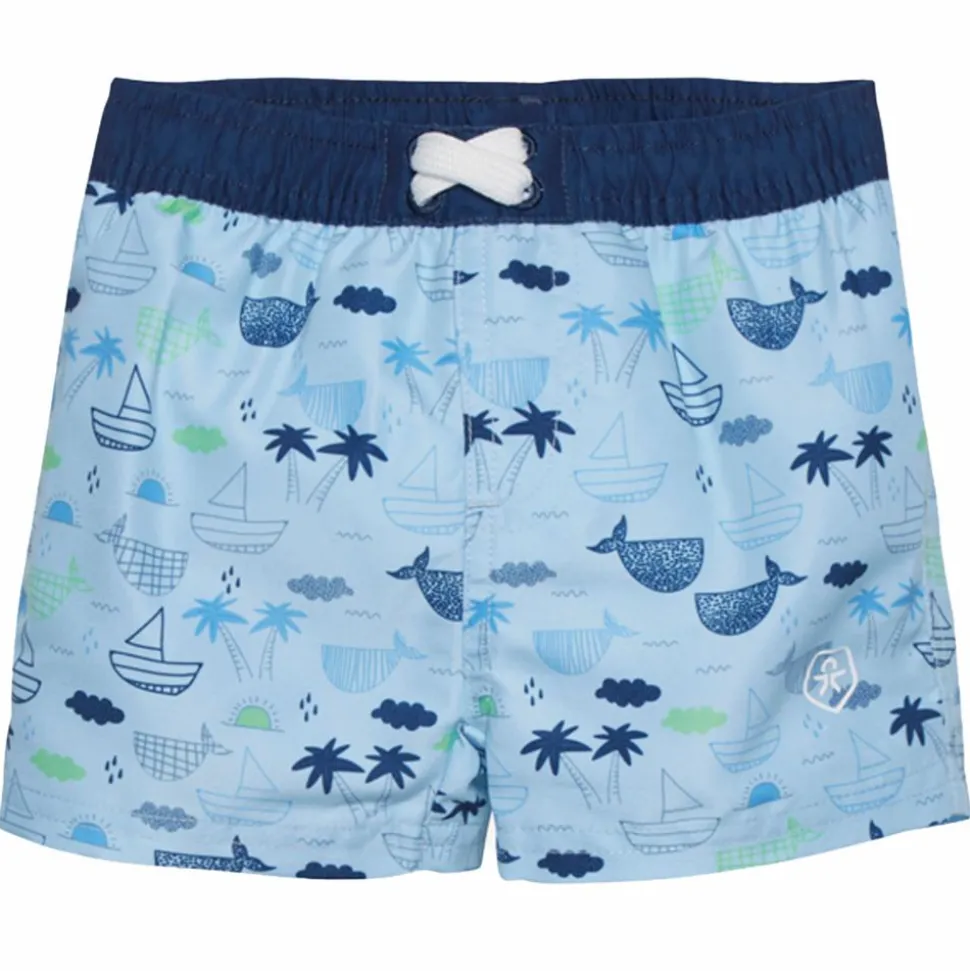 Color Kids Drenge Badeshorts - Cerulean