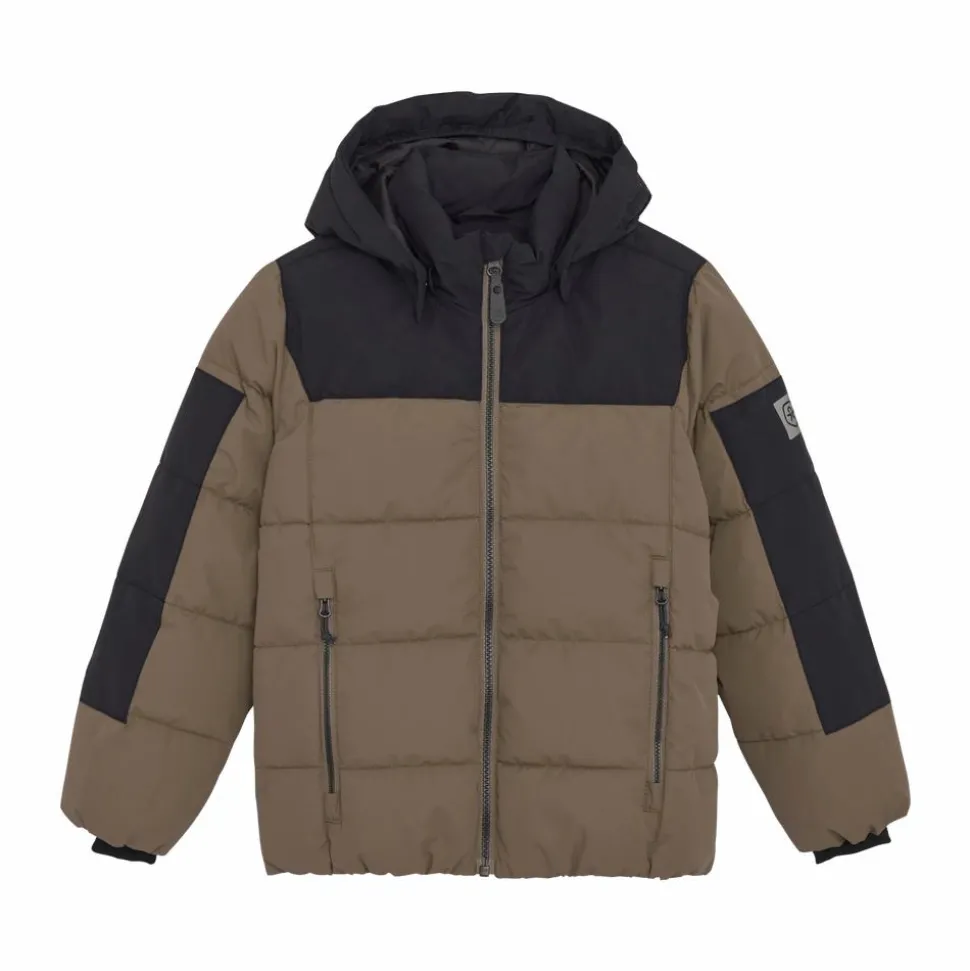 Color Kids Drenge Vinterjakke m. BIONIC-FINISH® ECO coating - Fossil