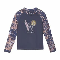 Color Kids Pige Badebluse UV 50+ - Vintage Indigo