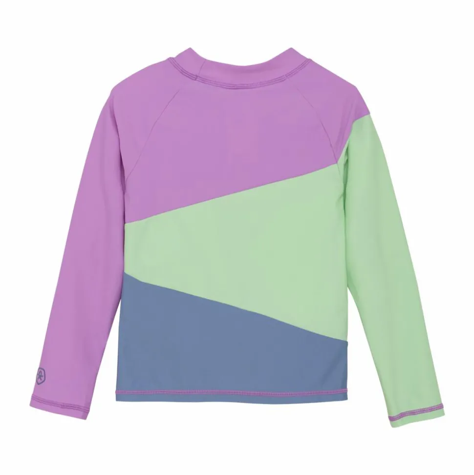 Color Kids Pige Badebluse UV 50+ - Iris Orchid