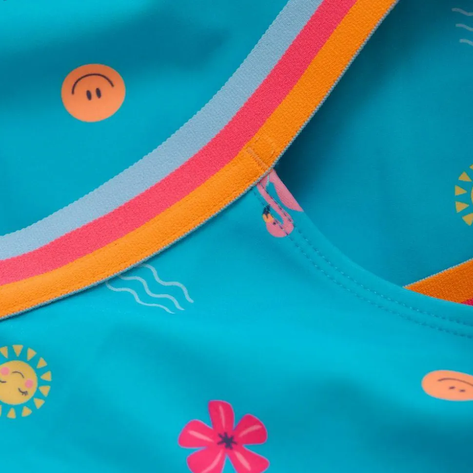 Color Kids Pige Badedragt - River Blue