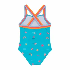 Color Kids Pige Badedragt - River Blue