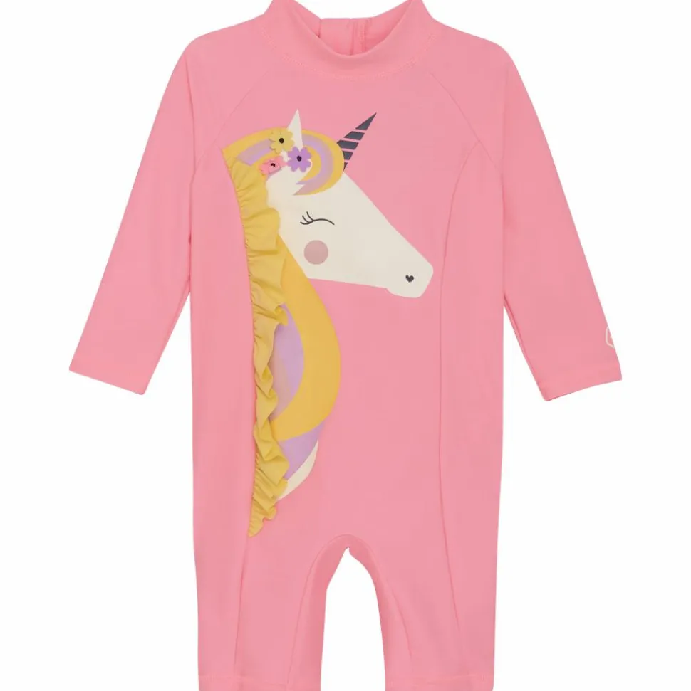 Color Kids Pige Badeheldragt UV 50+ - Plumeria