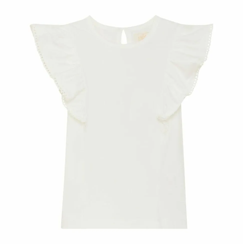 Creamie Pige Bluse - Cloud