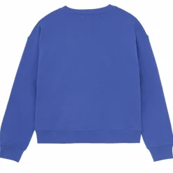 Creamie Pige Sweatshirt i økologisk bomuld - Dazzling Blue