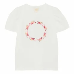 Creamie Pige T-shirt i økologisk bomuld - Rose Smoke
