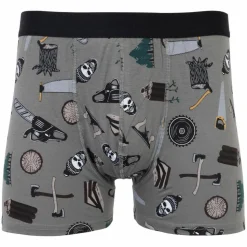 Crossbow Boxer Herre Tights - Grøn m. Print