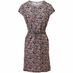 Crossbow Dame Kjole i bambus - Sort/Blomster print