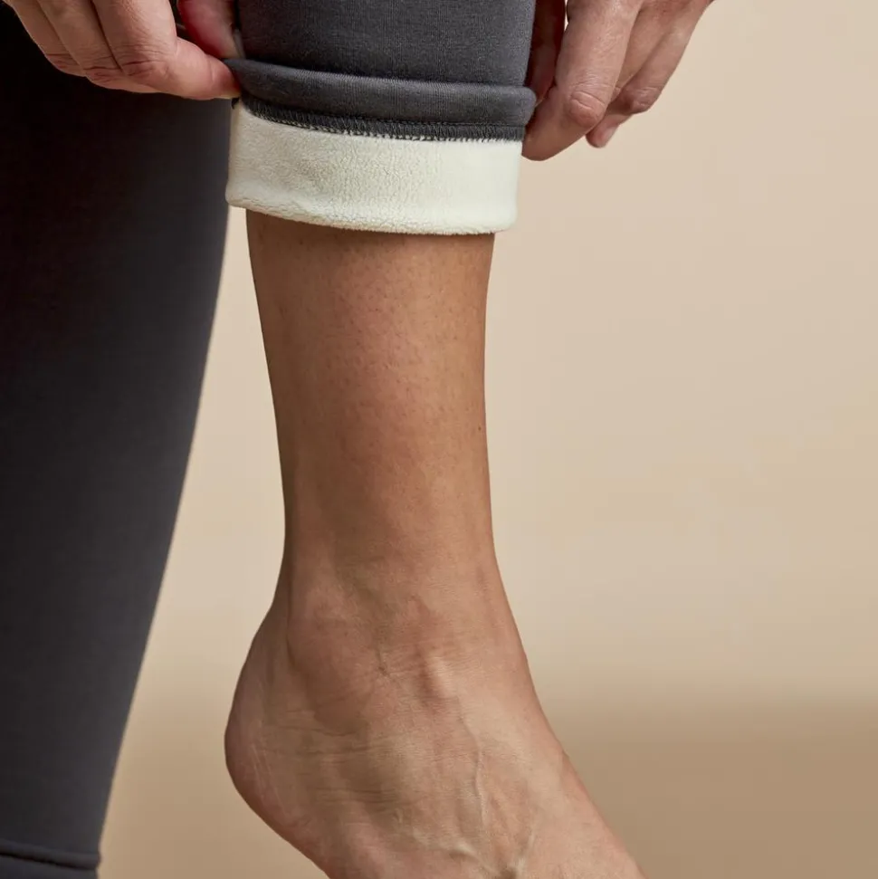 Crossbow Dame Termoleggings m. fleece - Iron