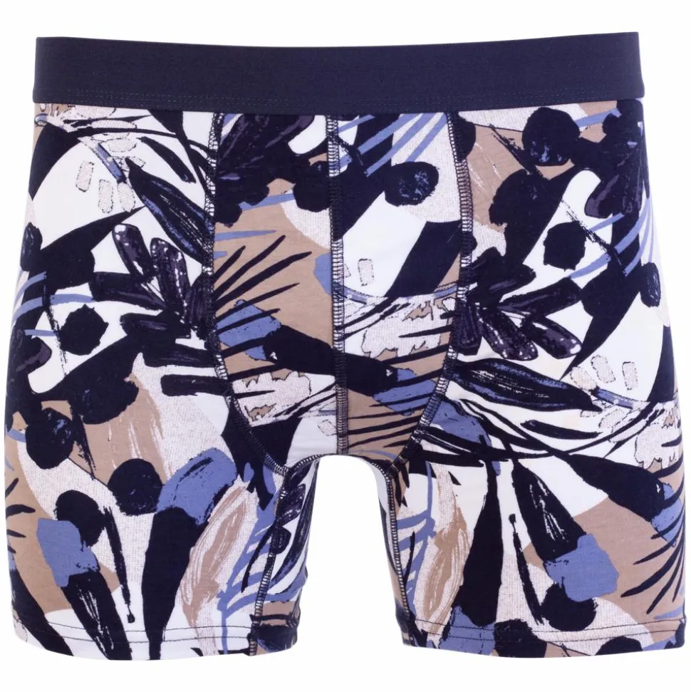 Crossbow Herre Tights i bambus - Navy/Sand