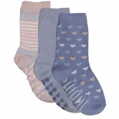 Crossbow Pige Strømper m. non-slip - Blue/Dark Pink