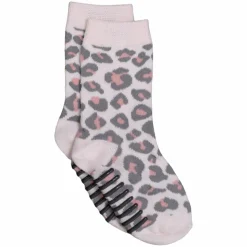 Crossbow Pige Strømper m. non-slip - Pink/Grey