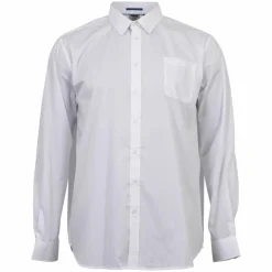 D555 Aiden Herre Skjorte Plus Size - White