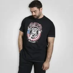 D555 Birkenhead Herre T-shirt - Navy