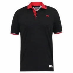 D555 Chester Herre Polo - Black