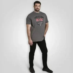 D555 Clydebank Herre T-shirt - Charcoal Marl